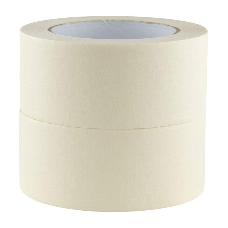  [AUSTRALIA] - GTSE Masking Tape, 2 inches x 55 Yards (164 ft), Multi-Surface Adhesive Painting Tape, 2 Rolls 2" x 55 yds