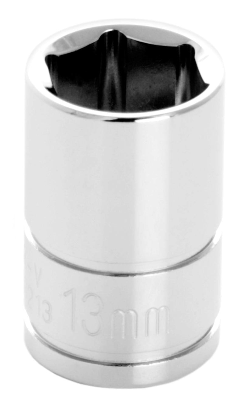  [AUSTRALIA] - Performance Tool W38213 3/8" Drive 6-Point Socket, 13mm 3/8" Dr 13mm 6pt Socket