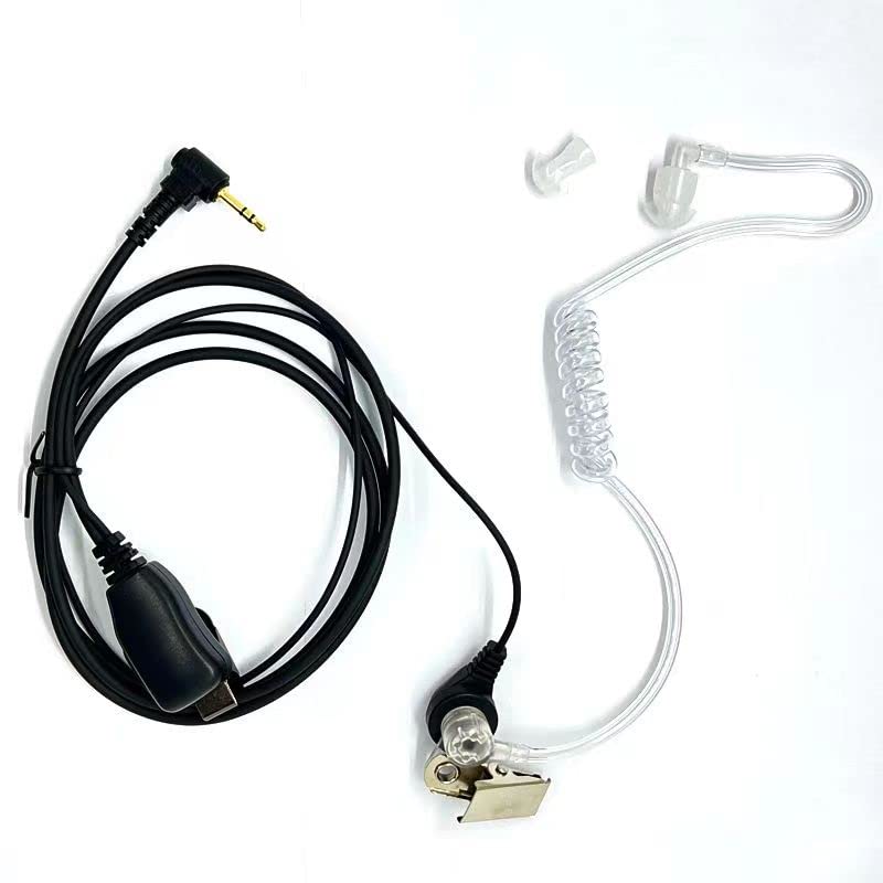  [AUSTRALIA] - Walkie Talkies Earpieces with Mic 1 Pin Covert Air Acoustic Tube Headset for Motorola Talkabout MH230R MR350R T200 T200TP T260 T260TP T600 MT350R Two Way Radio (2 Pack) Motorola-1 Pin - 2 Pack