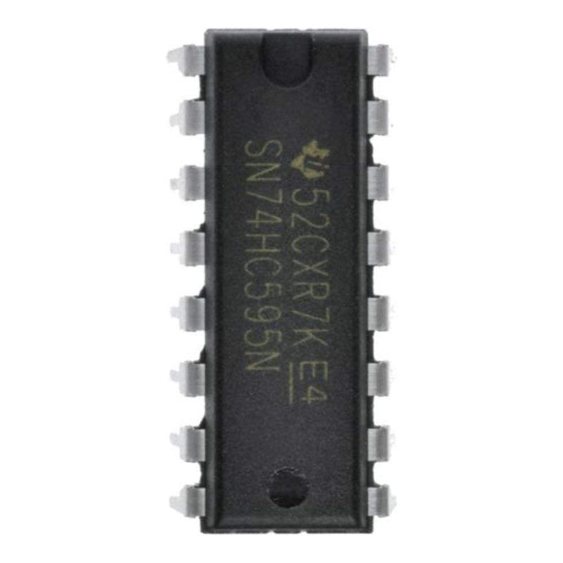  [AUSTRALIA] - 10PCS IC 74HC595 74595 SN74HC595N 8-Bit Shift Register DIP-16 NEW GOOD QUALITY - Black