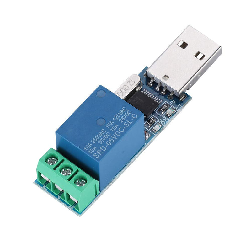  [AUSTRALIA] - Taidda USB Relay Module, Sturdy Durable Lightweight Lcus1 USB Relay Module Intelligent USB Switch Control Module Onboard Ch340 Control Chip