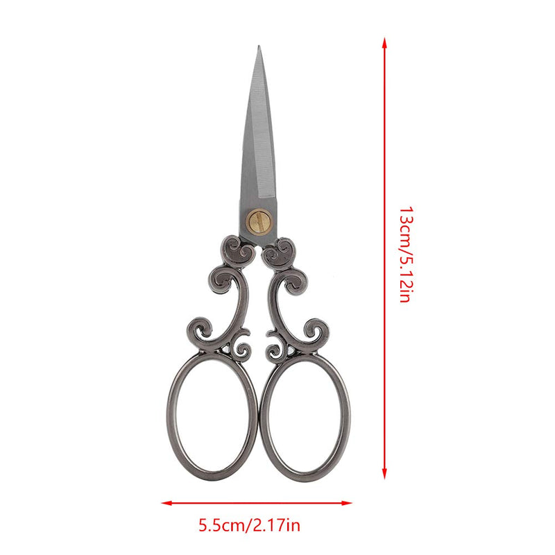  [AUSTRALIA] - Vintage Scissors, Mini Vintage Stainless Steel Sewing Scissors Classical Cutting Embroidery Crafts Tool(#3)