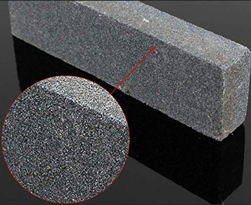  [AUSTRALIA] - WOIWO 1 PCS Carry Mini Grindstone Whetstone Alumina Whetstone Strips Black Silicon Carbide Green Silicon Carbide Outdoor Grindstone