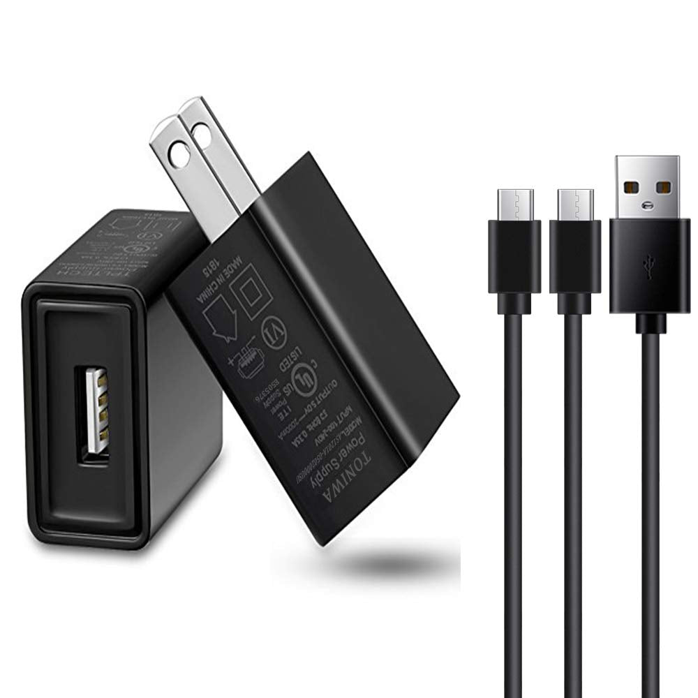  [AUSTRALIA] - Fire HD 8 Fast Charger, Rapid Wall Charger Adapter with 6.5FT Long Cord Charging Cable Compatible for Amazon Kindle Fire HD 8 Tablet,Fire 8 Plus and Fire HD 8 Kids Edition,Kids Pro-2Pack 2 pack