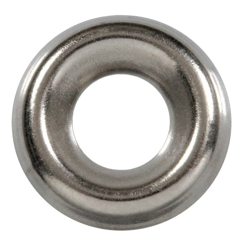  [AUSTRALIA] - 100 Qty #6 Stainless Steel Countersunk Finish Washers | 304 SS Finishing Cup (BCP573)