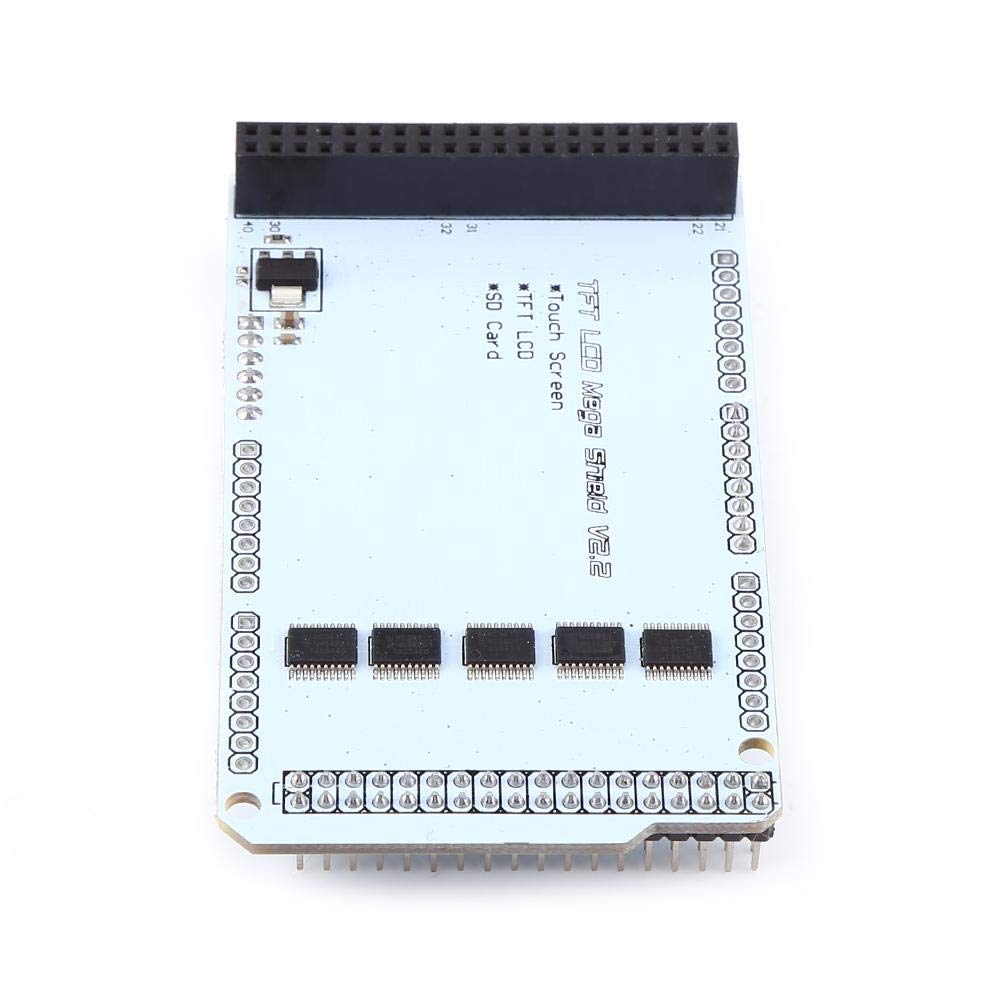  [AUSTRALIA] - Touch LCD Shield, 3.2 inch TFT LCD Module Mega Shield V2.2 Expansion Board for Touch Screen Display for arduino Compatible with MEGA 2560