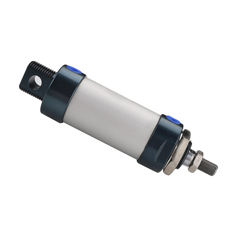  [AUSTRALIA] - Othmro 1Pcs Air Cylinder MAL40 x 25 (40mm/1.57" Bore 25mm/0.98" Stroke Double Action Air Cylinder, 1/4PT Single Rod Double Acting Aluminium Alloy Penumatic Quick Fitting Mini Air Cylinder Silver