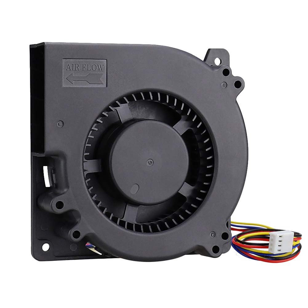  [AUSTRALIA] - GDSTIME 120mm PWM 4 Pin 12V Dual Ball Bearing DC Brushless Blower Cooling Fan (4.72x4.72x1.26 inch), for Car Seat Amplifier Inflatables Inverter Ventilation