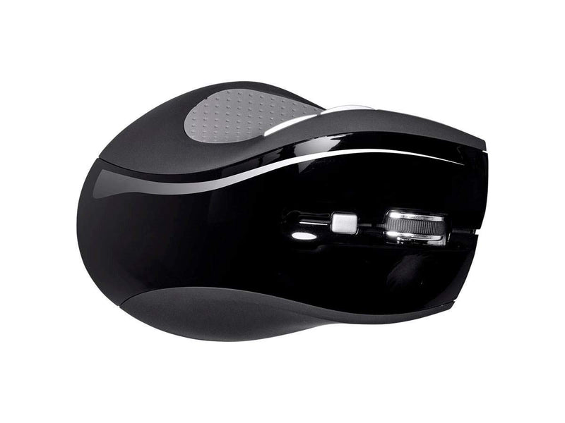 Monoprice Select Wireless Ergonomic Mouse - Black - Ideal for Work, Home, Office, Computers - Workstream Collection - LeoForward Australia