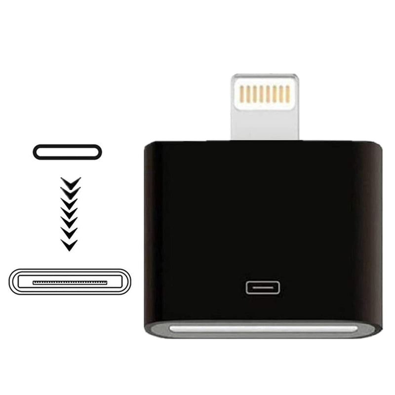  [AUSTRALIA] - Lightning to 30 Pin Adapter MFi Certified 8 Pin Male to 30 Pin Female Charge & Sync Converter with iPhone Charger Cable Compatible iPhone 14 13 12 11 X 8 7 6P 5S /iPad/iPod (No Audio)