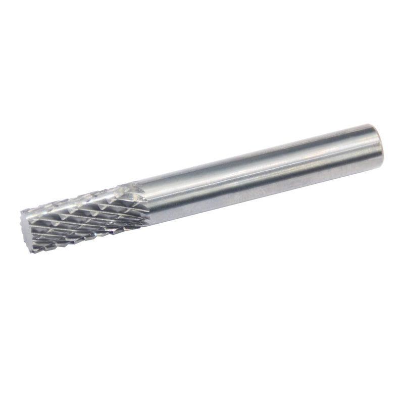 SA-1 Solid Tungsten Carbide Burr Rotary File Cylindrical Shape Double Cut for Die Grinder Drill Bits 1/4'' Inch Diameter of Shank and Cutter 5/8'' Inch Cutter Length - LeoForward Australia