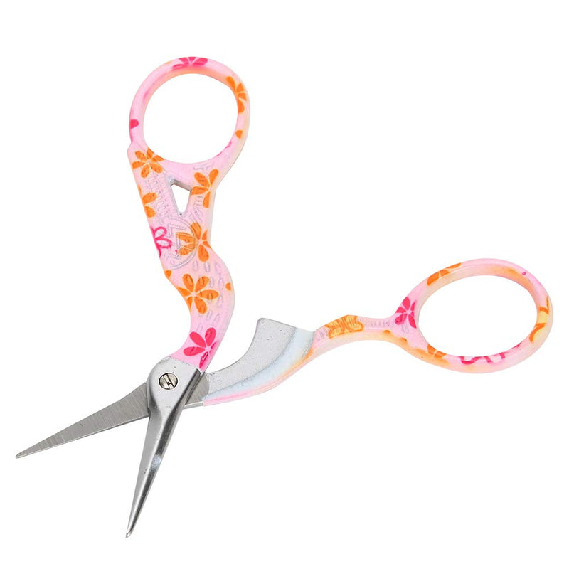  [AUSTRALIA] - Trimming Dressmaking Shears, Knife Edge Dressmaker's Shears, Fabric Scissors Tailor, Cross Stitch Carbon Steel Tailor Scissors for Sewing Embroidery Fabric Vintage Stork Shape Sewing Scissors