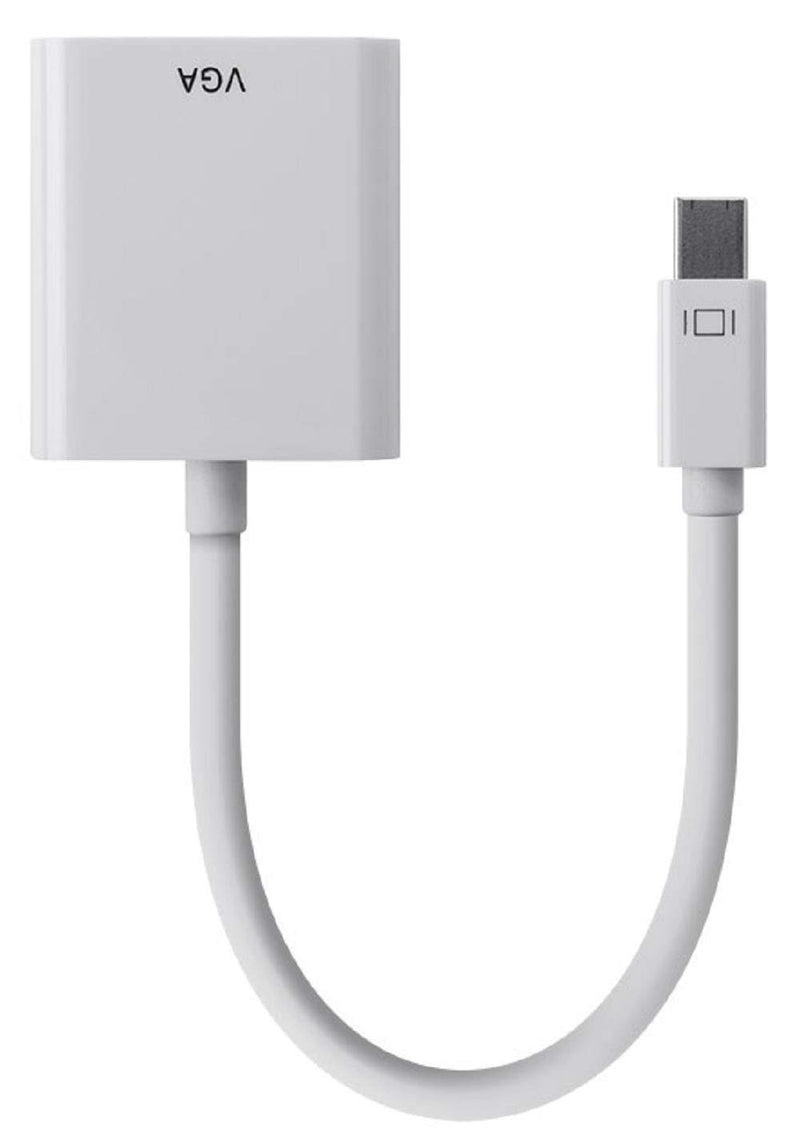 Monoprice Mini DisplayPort 1.2a / Thunderbolt to VGA Active Adapter - White, 112785 - LeoForward Australia