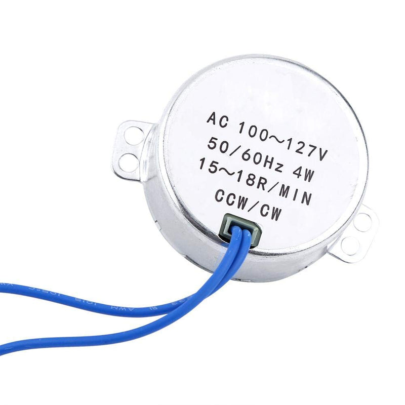  [AUSTRALIA] - 1 Piece 4 Sizes AC 100V-127V 4W 50/60Hz Synchronous Motor (15-18RPM) 15-18RPM