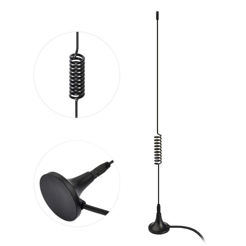  [AUSTRALIA] - Bingfu Dual Band 978MHz 1090MHz 5dBi Magnetic Base SMA Male MCX Antenna for Aviation Dual Band 978MHz 1090MHz ADS-B Receiver RTL SDR Software Defined Radio USB Stick Dongle Tuner Receiver 1-Pack