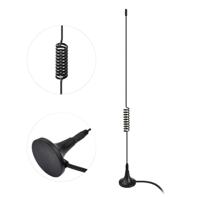 Bingfu Dual Band 978MHz 1090MHz 5dBi Magnetic Base SMA Male MCX Antenna for Aviation Dual Band 978MHz 1090MHz ADS-B Receiver RTL SDR Software Defined Radio USB Stick Dongle Tuner Receiver 1-Pack - LeoForward Australia