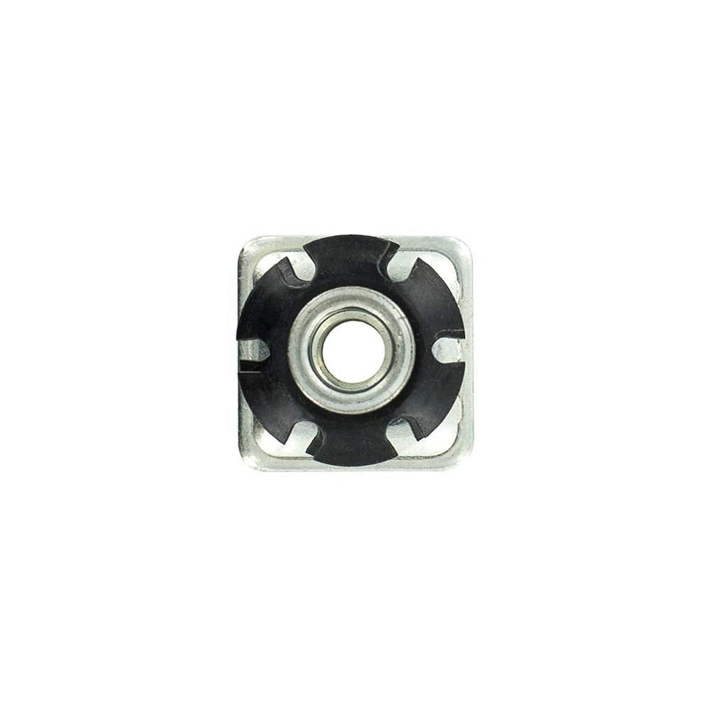  [AUSTRALIA] - (Pack of 20) Outwater Square Double Star Metal Caster Insert with Thread DS71-326. Thread: 3/8-16, Outside Diameter of Tube: 1", Gauge of Tube: 16/18 1 inch