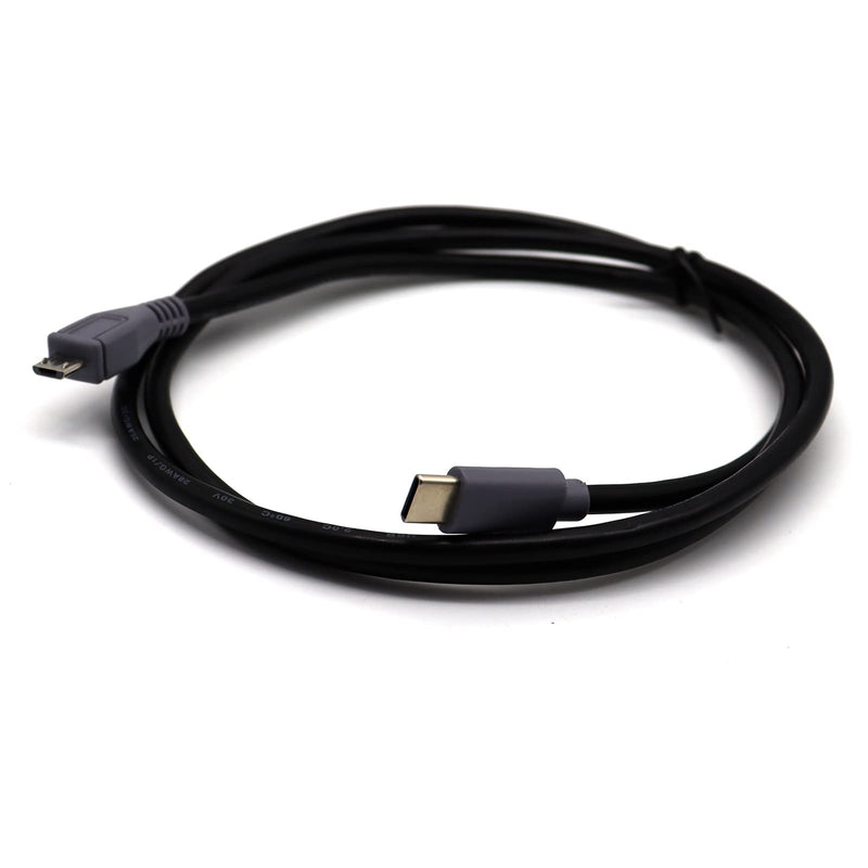  [AUSTRALIA] - MOTONG USB C to Micro 5 Pin Cable, Micro USB 5 Pin to Type C Male to Male OTG Cable Cord for Laptop/Tablet(1M)