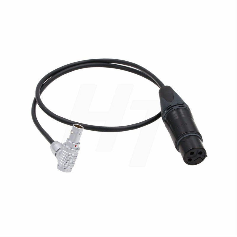  [AUSTRALIA] - HangTon Mic Audio Cable XLR 3 Pin to Right Angle 6 Pin for ARRI Alexa Mini LF Camera R-XLR