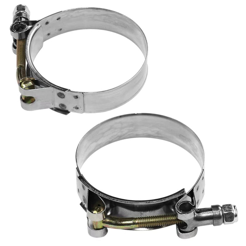  [AUSTRALIA] - WYSIWYKA 4 Pack 1.25" T-Bolt Hose Clamps, 304 Stainless Steel Turbo Intake Clamp, Working Range 36mm-44mm for 1.25" Hose ID 1.25" hose clamp 36mm-44mm (1.4"-1.73")