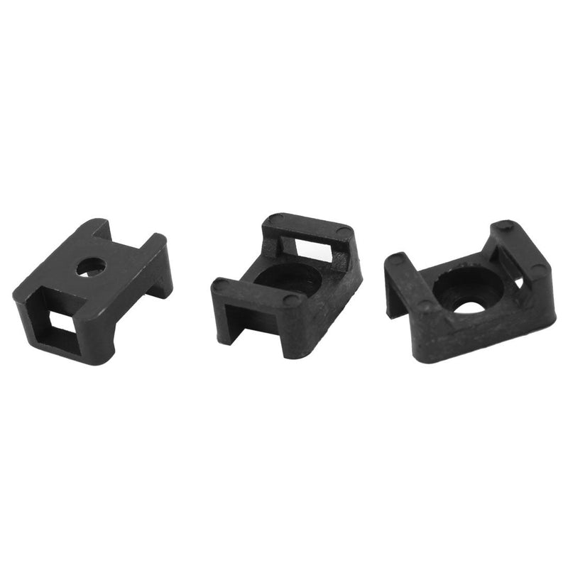  [AUSTRALIA] - uxcell Plastic Wire Buddle Cable Tie Mount Saddle 9mm 100pcs Black