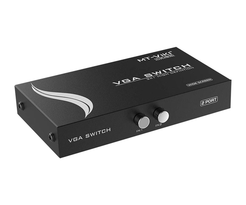  [AUSTRALIA] - MT-VIKI 2 Port VGA Switch Video Selector Switcher Box (2 Input 1 Output) 2 in 1 out