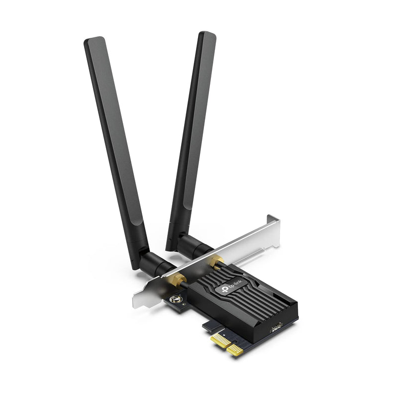  [AUSTRALIA] - TP-Link WiFi 6 PCIe WiFi Card for Desktop PC AX3000 (Archer TX55E), Bluetooth 5.2, WPA3, 802.11ax Dual Band Wireless Adapter with MU-MIMO, Ultra-Low Latency, Supports Windows 11, 10 (64bit) Only AX3000 - Newer Model