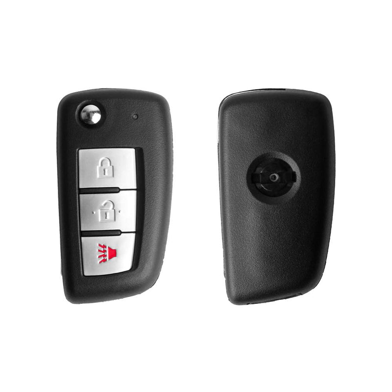  [AUSTRALIA] - Keyless Entry Remote Car Uncut Flip Ignition Key Fob Replacement for 2014 2015 2016 2017 Nissan Rogue (CWTWB1G767), Pack of 1