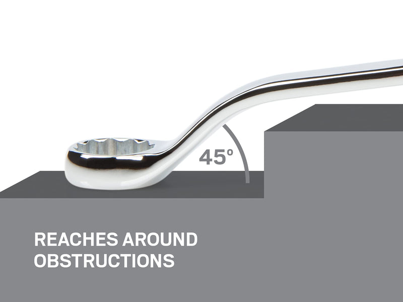 TEKTON 13 x 15 mm 45-Degree Offset Box End Wrench | WBE24313 Metric - LeoForward Australia