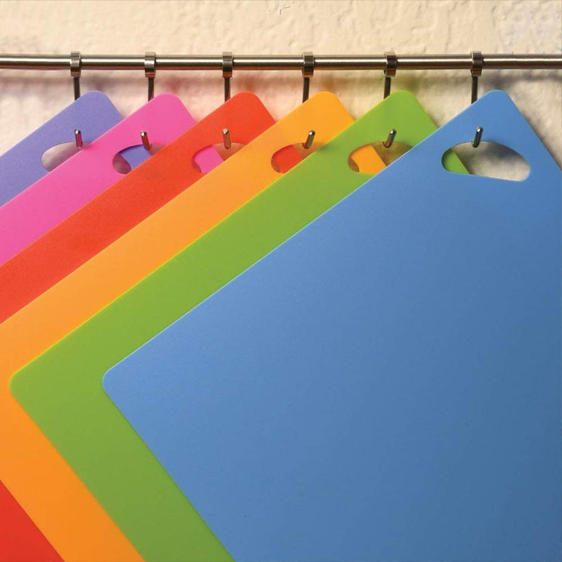  [AUSTRALIA] - Slice Bright Flexible Cutting Mats are the Smarter, Faster and Easier Way to Prepare Your Food. Set of six Colorful Mats. From The Chef’s Vision Kitchen to Yours.