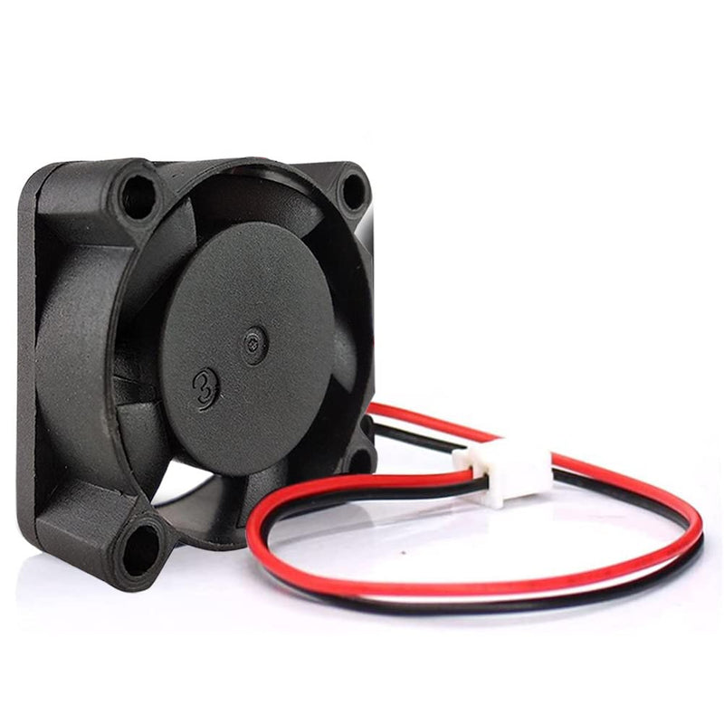  [AUSTRALIA] - Zittop 2 Pieces BXR 25mm X 25 X 10 Brushless Cooling Fan Small Micro Flow CFM 12v C11