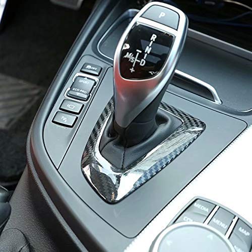 Luocky Center Control Gear Shift Panel Cover Trim Carbon Fiber Stickers for BMW 3 Series F30 F34 2013-2017/ for 4 Series F32 2013-2018 / for 1 2 Series Interior Accessories - LeoForward Australia