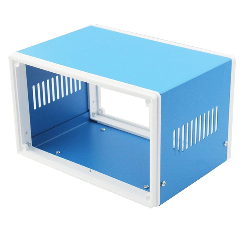  [AUSTRALIA] - Zulkit Electronic Enclosures Blue Metal Enclosure Project Case DIY Box Junction Case Enclosure Preventive Case (7.1" x 4.3" x 5.1") 7.1" x 4.3" x 5.1"