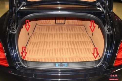 Floor Style Trunk Cargo Net for Bentley Continental 2004 05 06 07 08 09 10 11 12 13 14 15 16 17 2018 New - LeoForward Australia