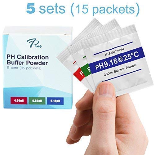 15 Pack PH Calibration Buffer Solution Powder Set, for Precise pH Meter Calibration, Make 250 ml of Each 4.00pH, 6.86pH, and 9.18pH to calibrate Your PH Tester - LeoForward Australia