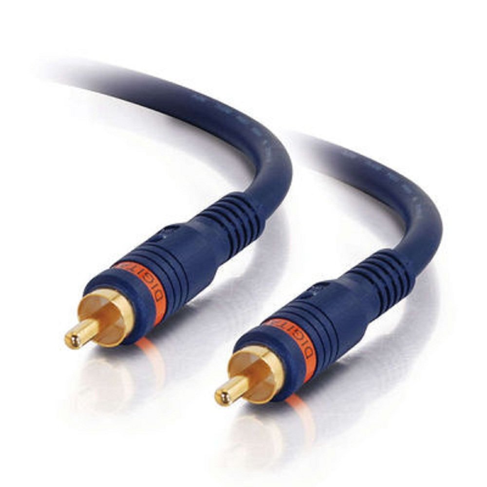  [AUSTRALIA] - C2G 29115 Velocity S/PDIF Digital Audio Coax Cable, Blue (6 Feet, 1.82 Meters)