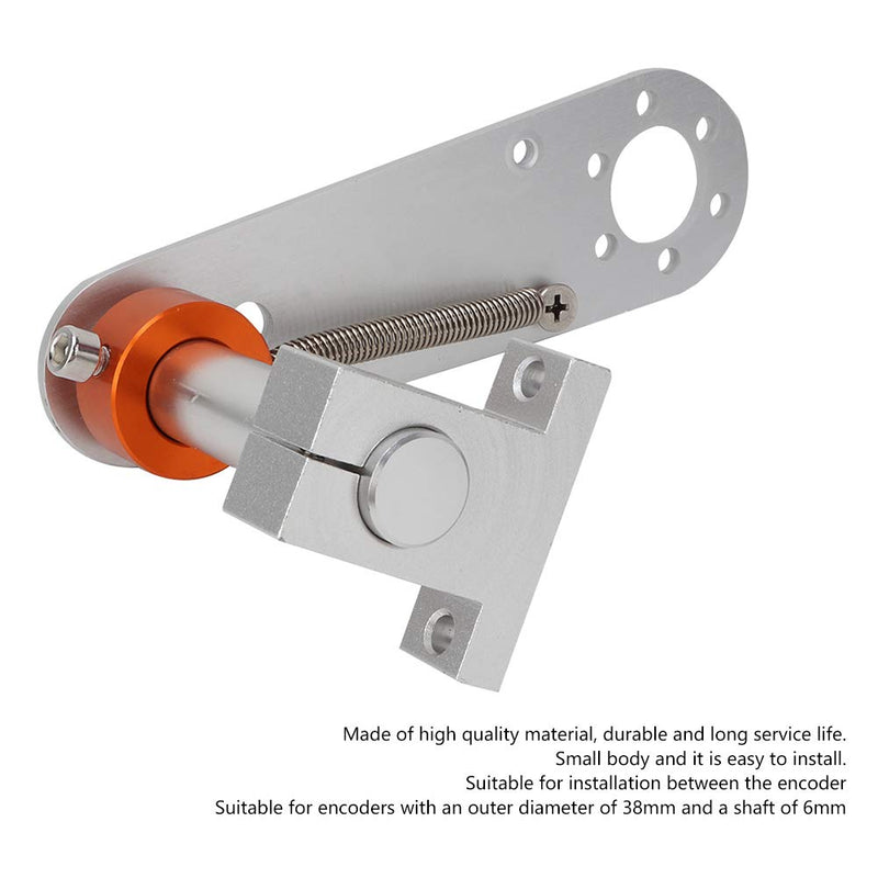  [AUSTRALIA] - Aluminum Alloy Encoder Bracket, Non-Slip Adjustable Encoder Spring Holder Accessories for 38mm OD 6mm Rotary Encoder Encoder