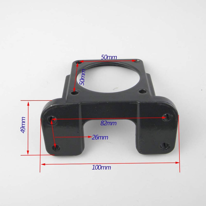  [AUSTRALIA] - Chancs Gear Motor Mounting Bracket Iron Rustproof U Shape Fixed Fit Gear Suppression Motor Mount for 60KTYZ/68KTYZ Motor 1PC Bracket 1