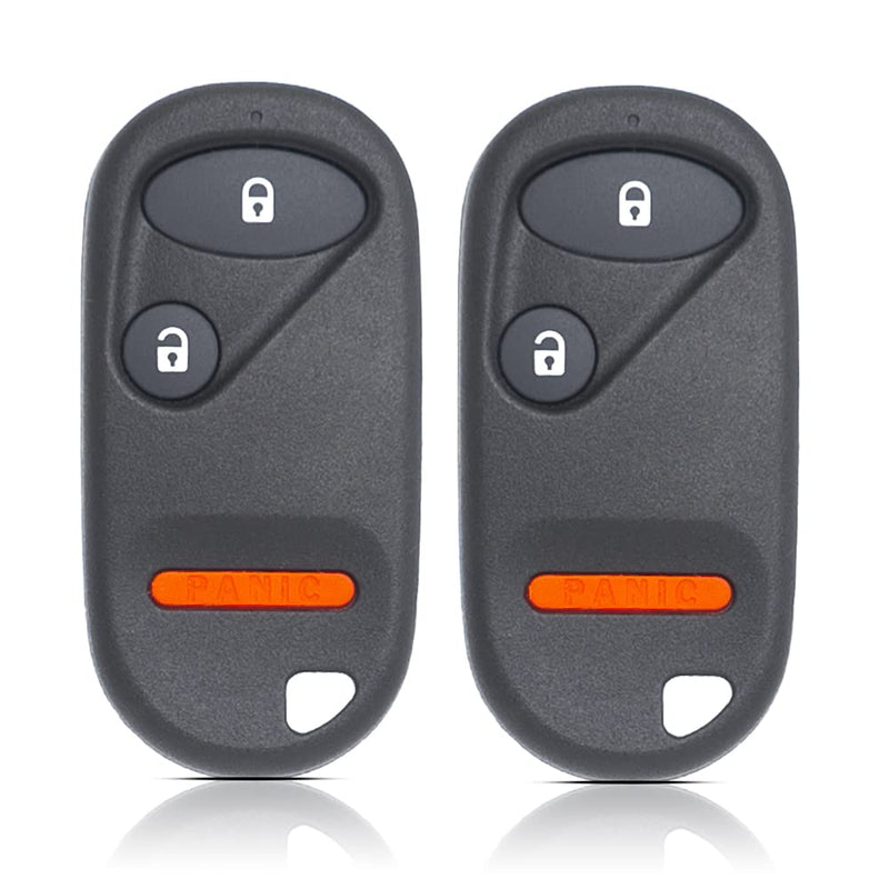  [AUSTRALIA] - Key Fob Remote Replacement Fits for Honda Civic DX EX LX 2001 2002 2003 2004 2005/Honda Pilot 2003 2004 2005 2006 2007 NHVWB1U523 Keyless Entry Remote Control NHVWB1U521 72147-S5A-A01(Pack of 2)