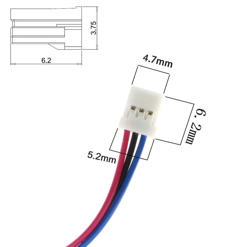  [AUSTRALIA] - TRADOCK Cooling Fan KDB04112HB 12V 0.07A 3Pin for Samsung TV HU7580 HU8500 HU8550 HU8590 HU9000 HU9800 HU7500 HU7505 HU7590 HU8200 HU8205 HU8280 HU8290 HU8700 HU8800 BN31-00036A BN31-00036B