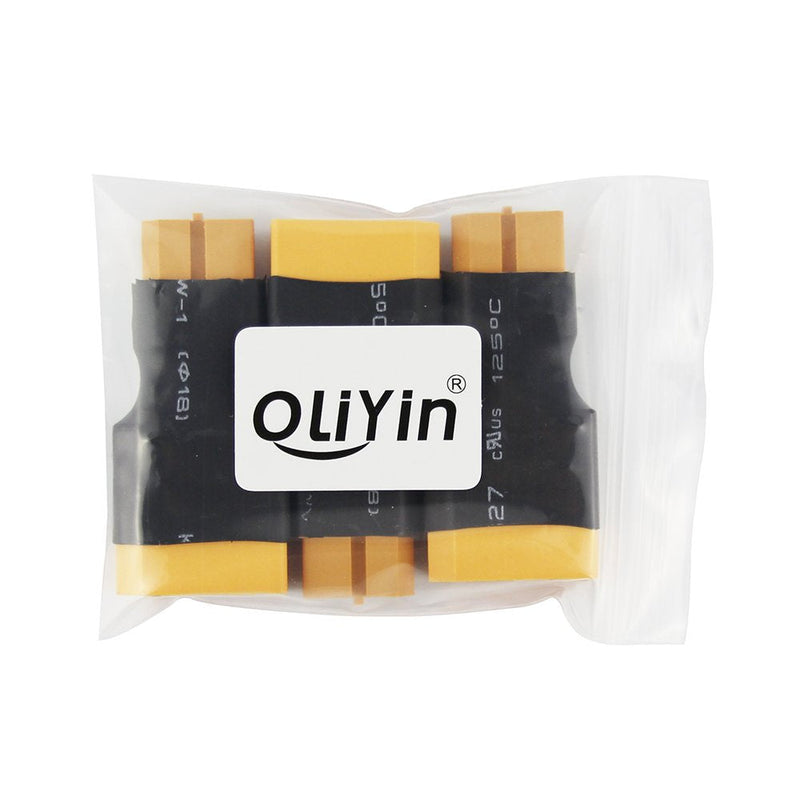  [AUSTRALIA] - OliYin 3pcs XT90 Male to XT60 Female Connector Converter Adaptor for LiPo Electric Quad / ESC(Pack of 3)