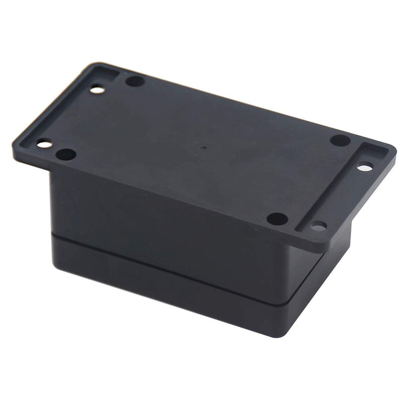  [AUSTRALIA] - Zulkit Junction Box ABS Plastic Dustproof Waterproof IP65 Universal Electrical Boxes Project Enclosure with Fixed Ear Black 3.9 x 2.68 x 1.97 inch (100 x 68 x 50 mm) 3.94" x 2.68" x 1.97"(Pack of 1)