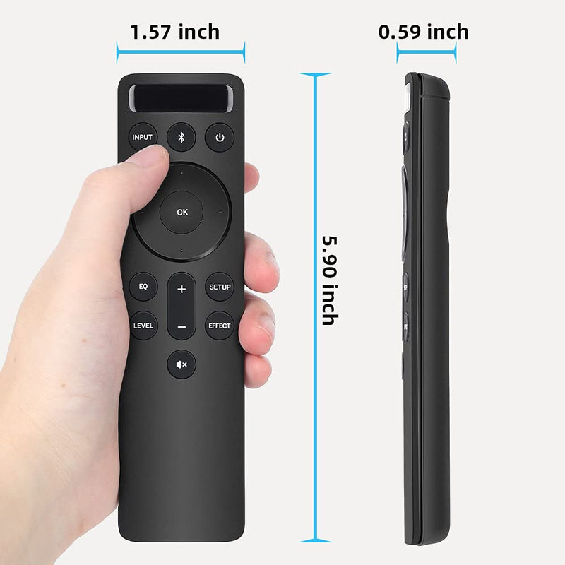  [AUSTRALIA] - UNOCAR Backlit Display Bluetooth Remote Replacement for Vizio 5.1 2.1 Home Theater Soundbar Sound Bar Speaker System Replacement Control V21d-J8 V21x-J8 V21-H8 V51x-J6 V51-H6 M21d-H8R M51ax-J6
