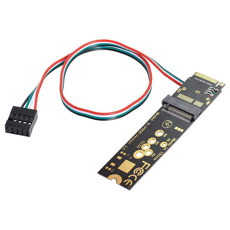  [AUSTRALIA] - Xiwai Wireless NGFF A/E-Key WiFi Card to M.2 NGFF Key-M NVME SSD Adapter for AX200 WiFi 6 Bluetooth 5.1 3165AC to NGFF