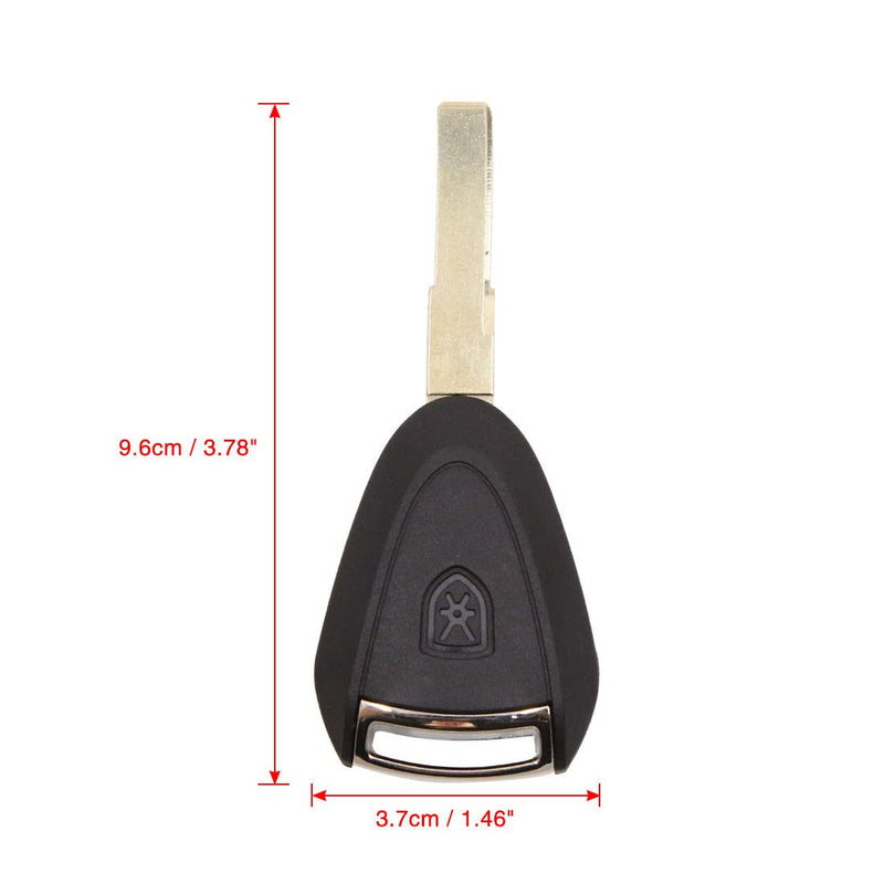  [AUSTRALIA] - uxcell 3 Buttons Blank Key Fob Remote Control Case Shell Replacement for Porsche Boxster 987 Cayman 911 997