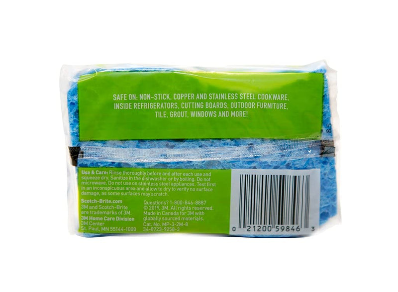 Scotch-Brite Non-Scratch Scrub Sponges, 3 Scrub Sponges - LeoForward Australia