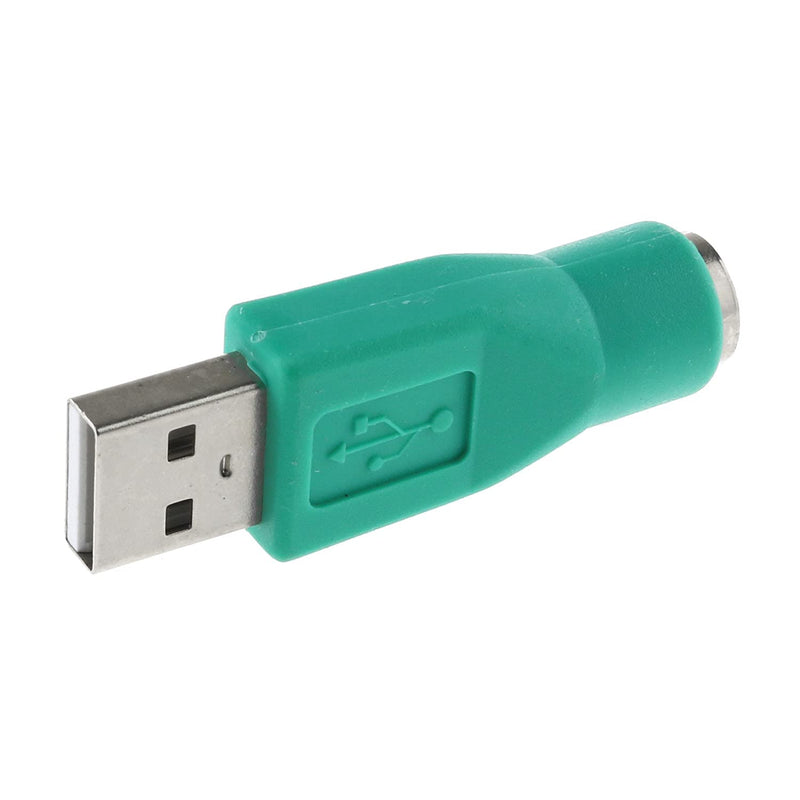  [AUSTRALIA] - DGZZI USB to PS2 Adapter 2pcs Green PS/2 Female to USB Male Converter Adapter for Mouse and Keyboard