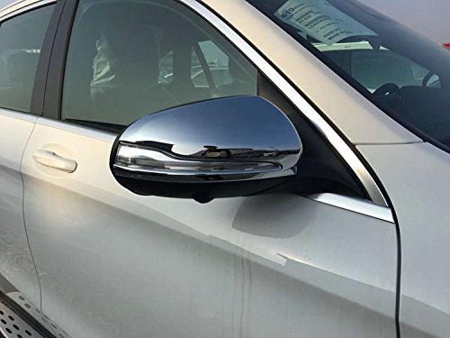 Fit for Mercedes Benz GLC GLC300 2016 2017 2018 2019 2020 2021 Rear View Mirrors Side Molding Cover Trims Chrome - LeoForward Australia