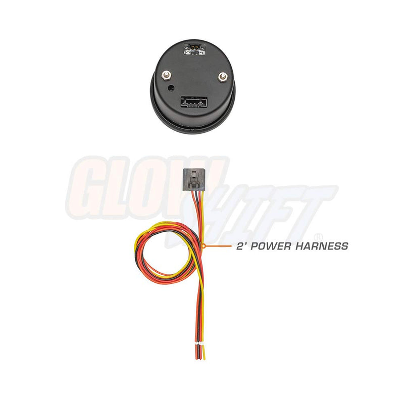  [AUSTRALIA] - GlowShift 10 Color Digital Volt Voltmeter Gauge - Reads Battery Voltage 8-18 Volts - Multi-Color LED Display - Tinted Lens - 2-1/16" (52mm)