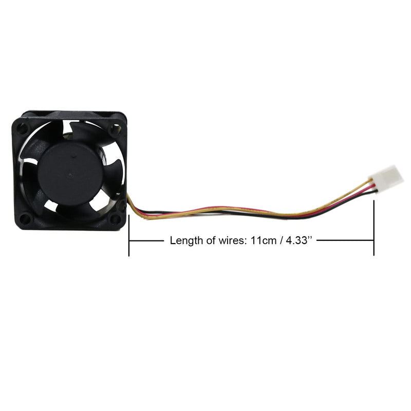 [AUSTRALIA] - Twinkle Bay 40x20mm Cooling Fan, Replacement for EFB0412VHD Cooling Fan, 40 x 40 x 20mm with 3Pin 3Wire Connector (DC 12V)